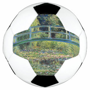 Claude Monet - Water Lily Pond & Japanesese Bridge Football