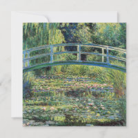 Claude Monet - Water Lily Pond & Japanesese Bridge