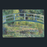 Claude Monet - Water Lily Pond & Japanesese Bridge Laminated Place Mat<br><div class="desc">The Water Lily Pond and the Japanese Bridge / Le Bassin aux nympheas - Claude Monet,  1899</div>
