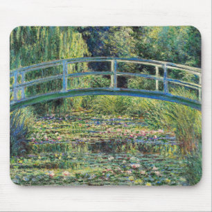 Claude Monet - Water Lily Pond & Japanesese Bridge Mouse Mat