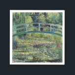 Claude Monet - Water Lily Pond & Japanesese Bridge Napkin<br><div class="desc">The Water Lily Pond and the Japanese Bridge / Le Bassin aux nympheas - Claude Monet,  1899</div>