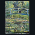 Claude Monet - Water Lily Pond & Japanesese Bridge Notebook<br><div class="desc">The Water Lily Pond and the Japanese Bridge / Le Bassin aux nympheas - Claude Monet,  1899</div>