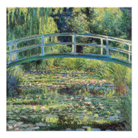 Claude Monet - Water Lily Pond & Japanesese Bridge