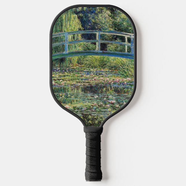 Claude Monet - Water Lily Pond & Japanesese Bridge Pickleball Paddle (Front)