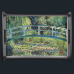 Claude Monet - Water Lily Pond & Japanesese Bridge Serving Tray<br><div class="desc">The Water Lily Pond and the Japanese Bridge / Le Bassin aux nympheas - Claude Monet,  1899</div>