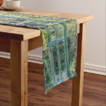 Claude Monet - Water Lily Pond & Japanesese Bridge Short Table Runner<br><div class="desc">The Water Lily Pond and the Japanese Bridge / Le Bassin aux nympheas - Claude Monet,  1899</div>