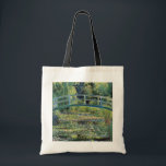 Claude Monet - Water Lily Pond & Japanesese Bridge Tote Bag<br><div class="desc">The Water Lily Pond and the Japanese Bridge / Le Bassin aux nympheas - Claude Monet,  1899</div>