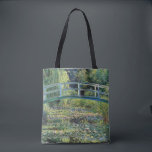 Claude Monet - Water Lily Pond & Japanesese Bridge Tote Bag<br><div class="desc">The Water Lily Pond and the Japanese Bridge / Le Bassin aux nympheas - Claude Monet,  1899</div>