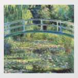 Claude Monet - Water Lily Pond & Japanesese Bridge Window Cling<br><div class="desc">The Water Lily Pond and the Japanese Bridge / Le Bassin aux nympheas - Claude Monet,  1899</div>