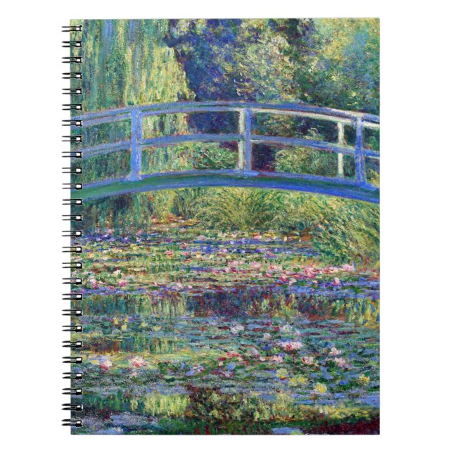 Claude Monet Water Lily Pond Notebook (Front)