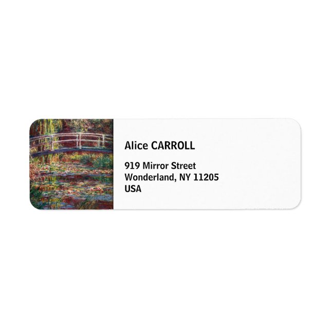 Claude Monet - Water Lily pond, Pink Harmony (Front)