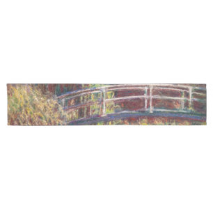 Claude Monet - Water Lily pond, Pink Harmony Short Table Runner