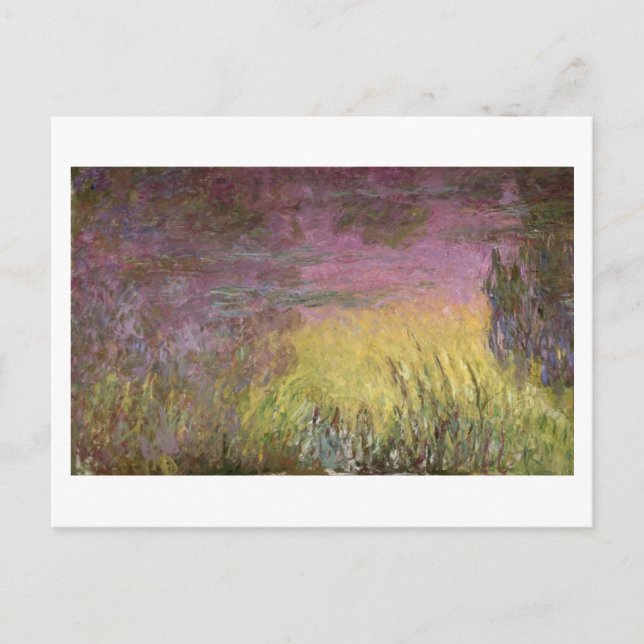 Claude Monet | Waterlilies at Sunset Postcard (Front)