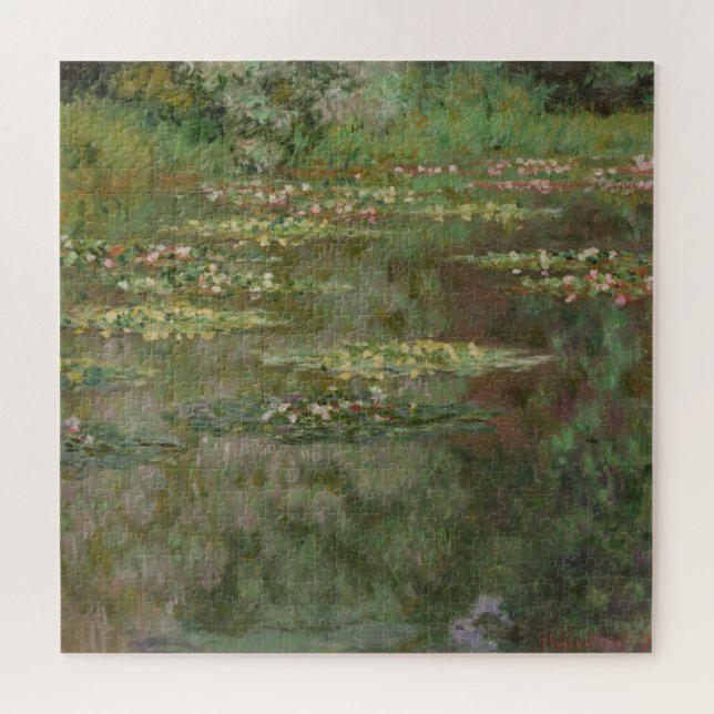 Claude Monet | Waterlilies or The Water Lily Pond  Jigsaw Puzzle (Horizontal)