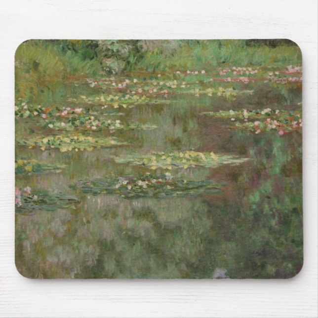 Claude Monet | Waterlilies or The Water Lily Pond  Mouse Mat (Front)