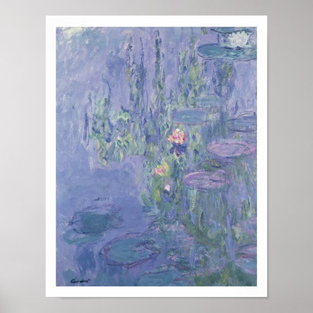 Claude Monet | Waterlilies Poster (Front)