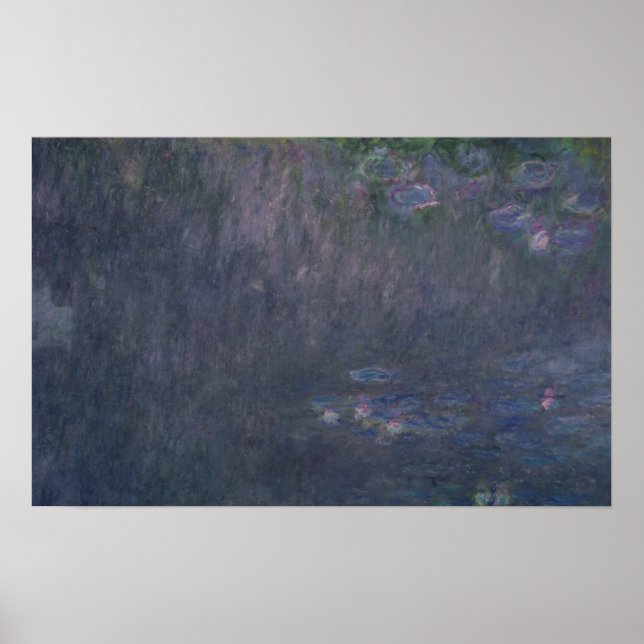 Claude Monet | Waterlilies: Reflections of Trees Poster (Front)