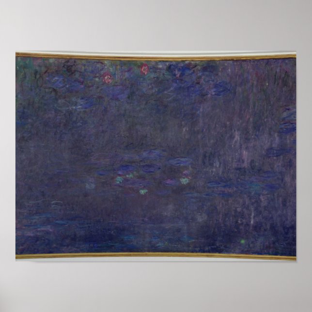 Claude Monet | Waterlilies: Reflections of Trees Poster (Front)