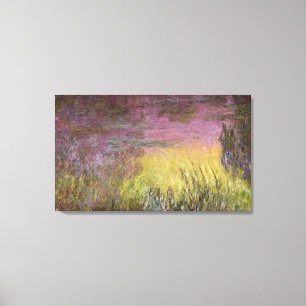 Claude Monet Waterlilies Sunset, 1915-26 Canvas Print