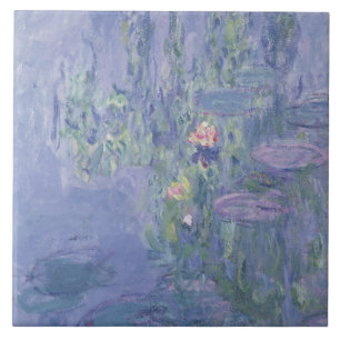 Claude Monet Waterlilies Tile