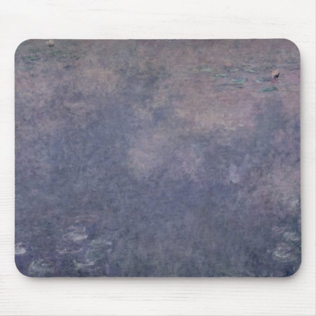 Claude Monet | Waterlilies: Two Weeping Willows Mouse Mat (Front)