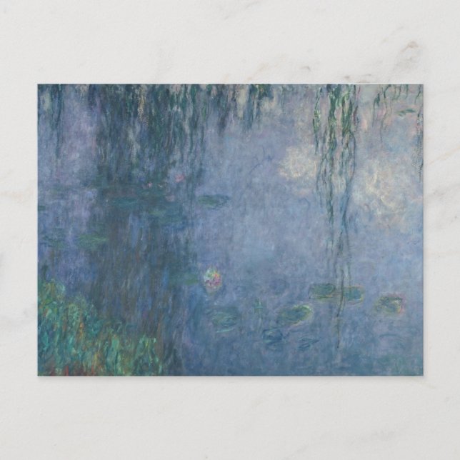 Claude Monet | Waterlilies: Weeping Willows, 1914 Postcard (Front)