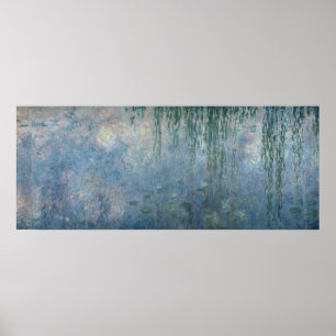 Claude Monet   Waterlilies: Weeping Willows, 1914 Poster