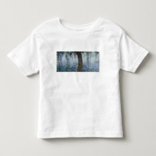 Claude Monet Waterlilies Weeping Willows right Toddler T-Shirt