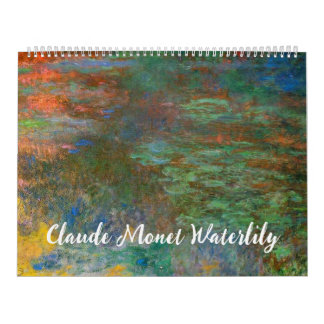 Claude Monet Waterlily  Calendar