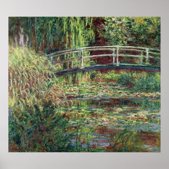 Claude Monet | Waterlily Pond: Pink Harmony, 1900 Poster (Front)