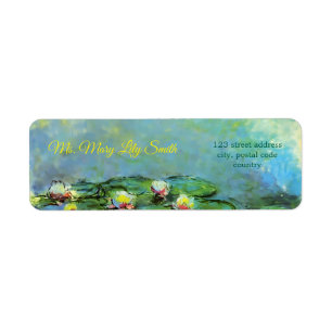 Claude Monet Waterlily Vintage Fine Art