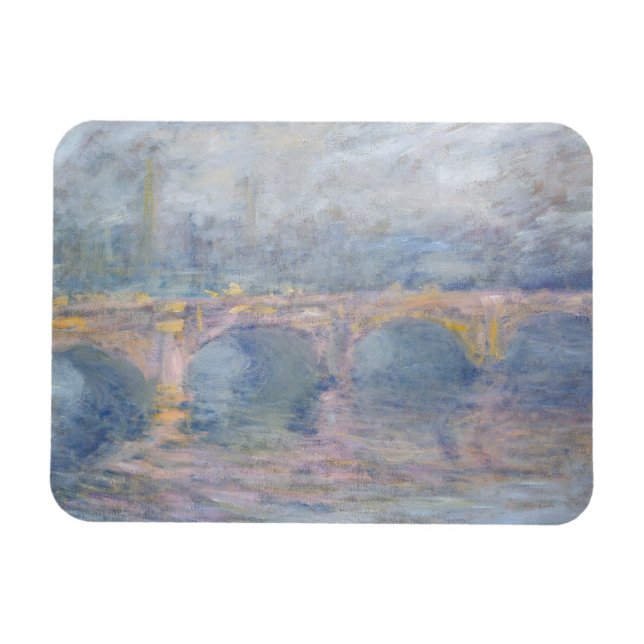 Claude Monet | Waterloo Bridge, London, at Sunset Magnet (Horizontal)