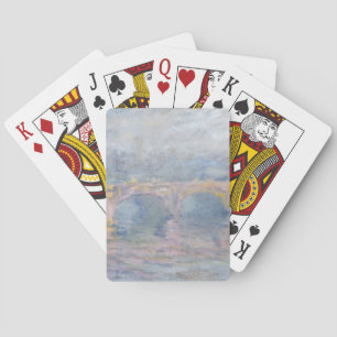 Claude Monet   Waterloo Bridge, London, at Sunset Playing Cards