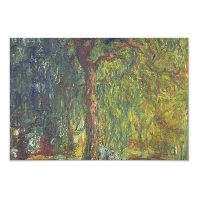 Claude Monet - Weeping Willow Photo Print (Front)