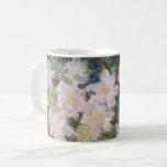 Claude Monet - White Clematis Coffee Mug<br><div class="desc">White Clematis / Clematites Blanches - Claude Monet,  1887</div>