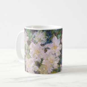 Claude Monet - White Clematis Coffee Mug