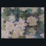 Claude Monet - White Clematis Cutting Board<br><div class="desc">White Clematis / Clematites Blanches - Claude Monet,  1887</div>