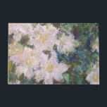 Claude Monet - White Clematis Doormat<br><div class="desc">White Clematis / Clematites Blanches - Claude Monet,  1887</div>