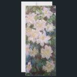 Claude Monet - White Clematis Invitation<br><div class="desc">White Clematis / Clematites Blanches - Claude Monet,  1887</div>