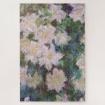Claude Monet - White Clematis Jigsaw Puzzle<br><div class="desc">White Clematis / Clematites Blanches - Claude Monet,  1887</div>
