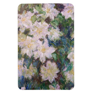 Claude Monet - White Clematis Magnet