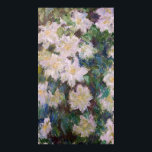 Claude Monet - White Clematis Poster<br><div class="desc">White Clematis / Clematites Blanches - Claude Monet,  1887</div>