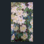 Claude Monet - White Clematis Poster<br><div class="desc">White Clematis / Clematites Blanches - Claude Monet,  1887</div>
