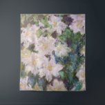 Claude Monet - White Clematis Tapestry<br><div class="desc">White Clematis / Clematites Blanches - Claude Monet,  1887</div>