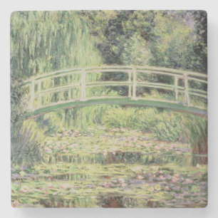 Claude Monet   White Nenuphars, 1899 Stone Coaster