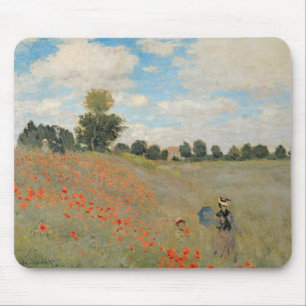 Claude Monet   Wild Poppies, near Argenteuil Mouse Mat