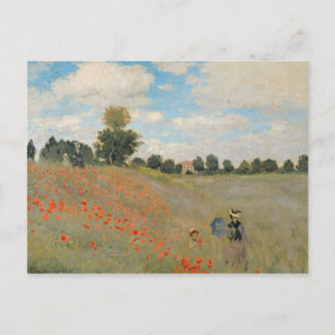Claude Monet Wild Poppies, near Argenteuil Postcard