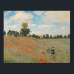 Claude Monet | Wild Poppies, near Argenteuil Poster<br><div class="desc">Wild Poppies,  near Argenteuil | by Claude Monet | Art Location: Musee d'Orsay,  Paris,  France | French Artist | Image Collection Number: XIR7998</div>