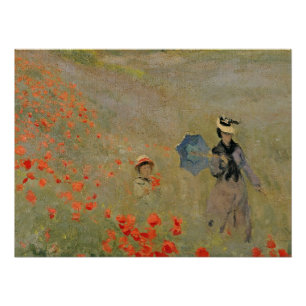 Claude Monet   Wild Poppies, near Argenteuil Poster
