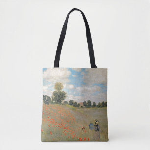 Claude Monet Wild Poppies, near Argenteuil Tote Bag